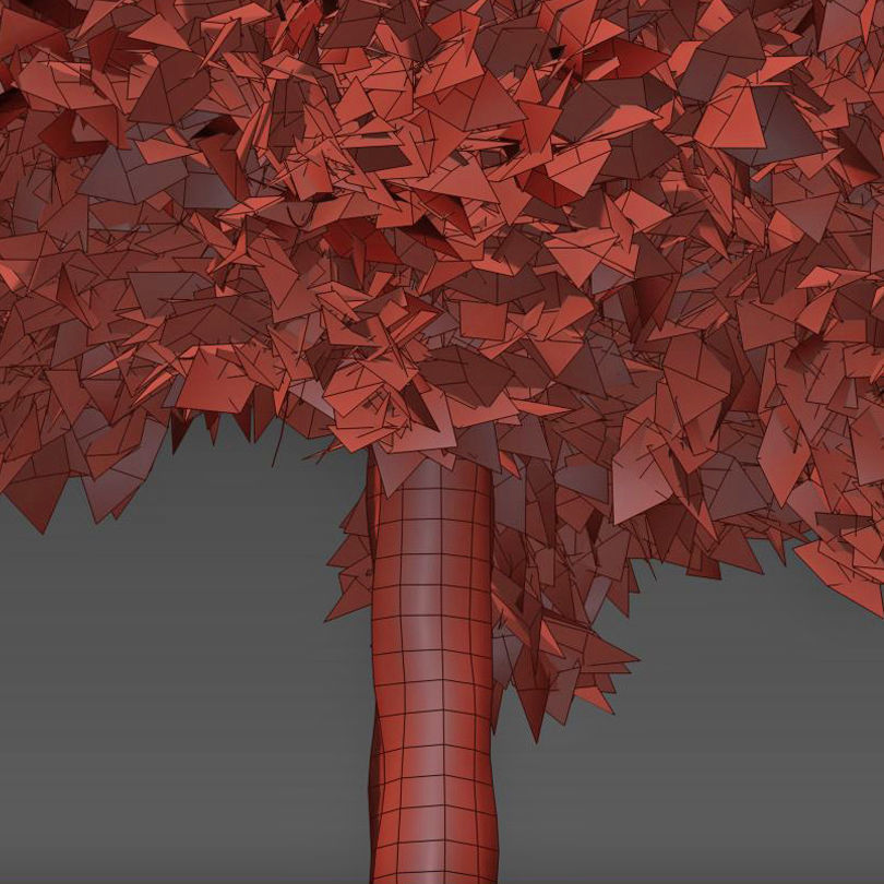 Leyland cypress 3D model_6