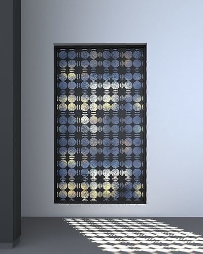 3d screen window  Low-poly 3D model