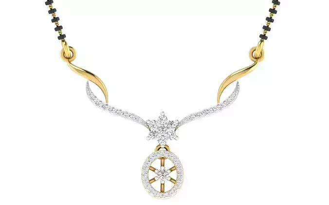 Women Necklace 3dm STL FBX OBJ Render Details