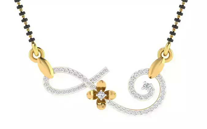 Women Necklace 3dm STL FBX OBJ Render Details