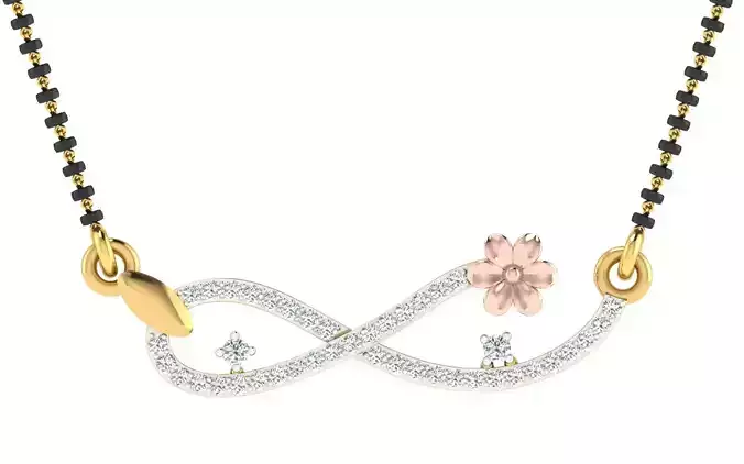 Women Necklace 3dm STL FBX OBJ Render Details