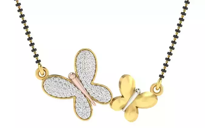 Women Necklace 3dm STL FBX OBJ Render Details