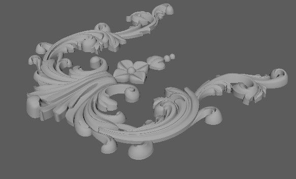 dekor ornament 3D model_2