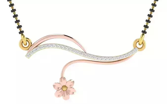 Women Necklace 3dm STL FBX OBJ Render Details