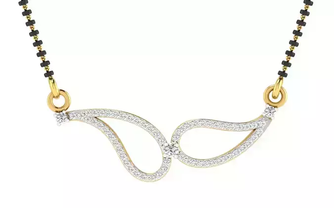 Women Necklace 3dm STL FBX OBJ Render Details