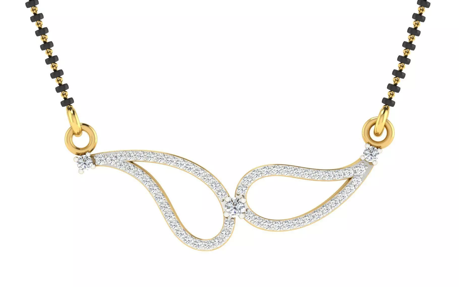 Women Necklace 3dm STL FBX OBJ Render Details 3D print model_0