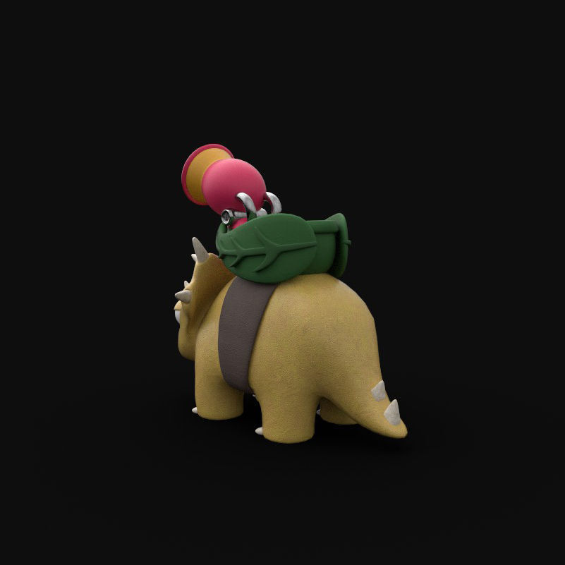 GunBound Trico 3D model_1