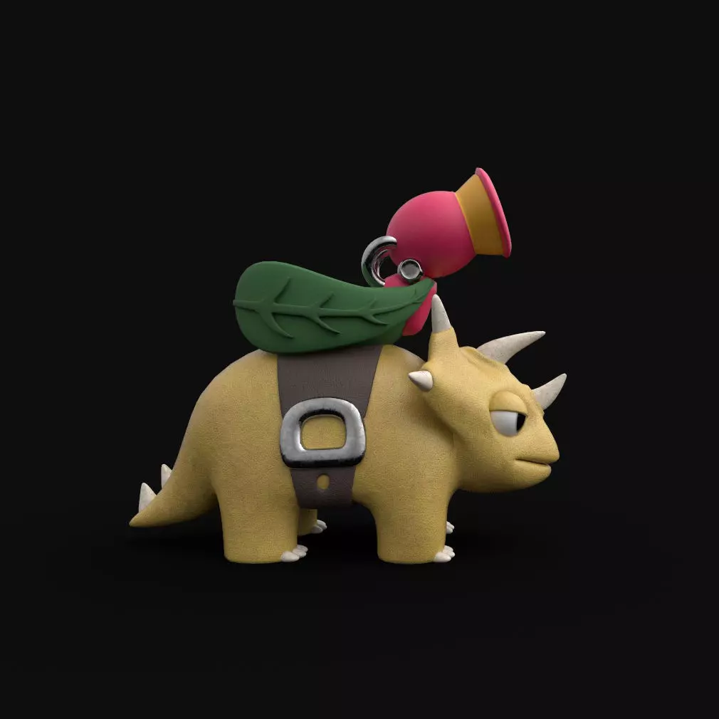 GunBound Trico 3D model_0