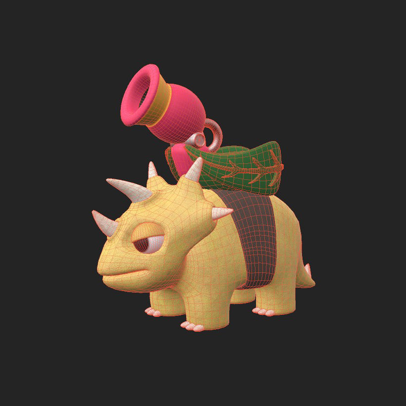 GunBound Trico 3D model_4