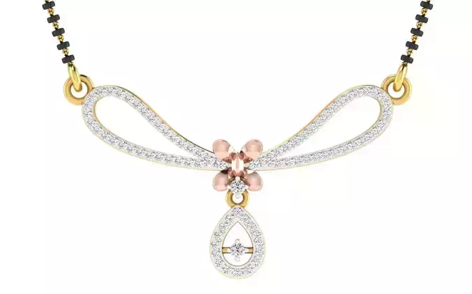 Women Necklace 3dm STL FBX OBJ Render Details