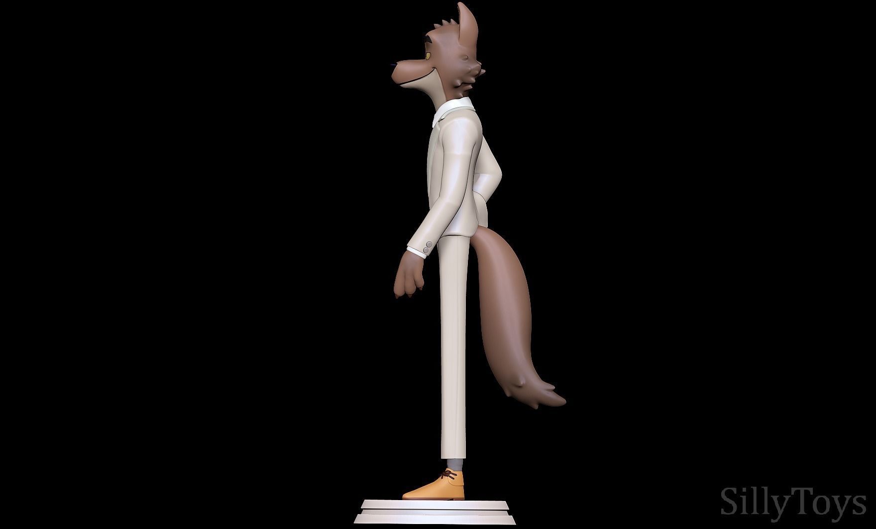 Mr Wolf - The Bad Guys 3D print model_4