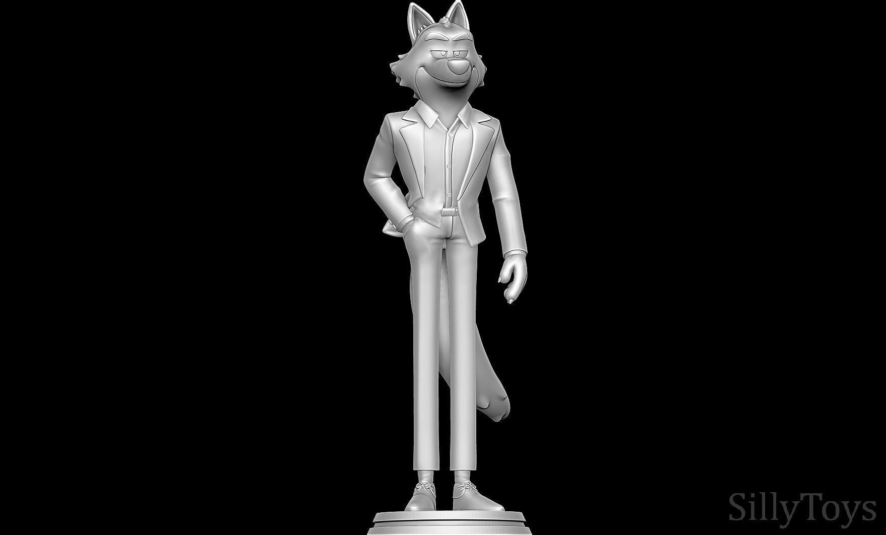 Mr Wolf - The Bad Guys 3D print model_6