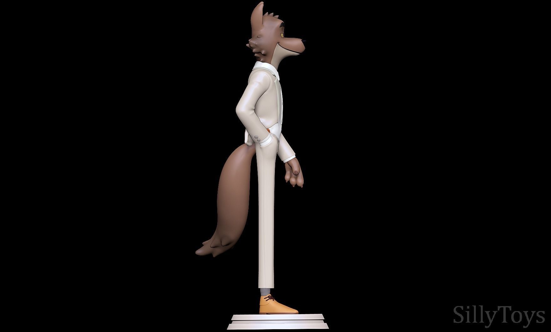 Mr Wolf - The Bad Guys 3D print model_2