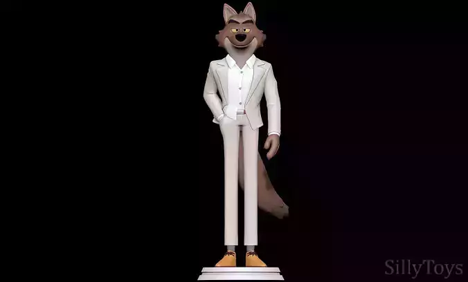 Mr Wolf - The Bad Guys 3D print model