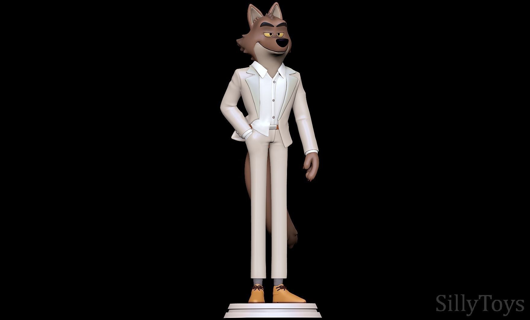 Mr Wolf - The Bad Guys 3D print model_1