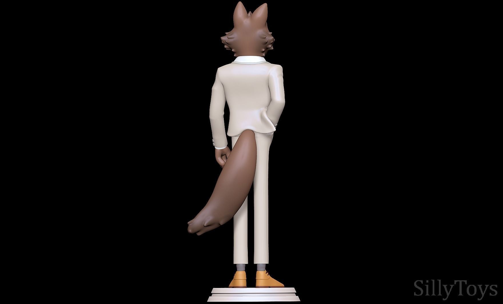 Mr Wolf - The Bad Guys 3D print model_3