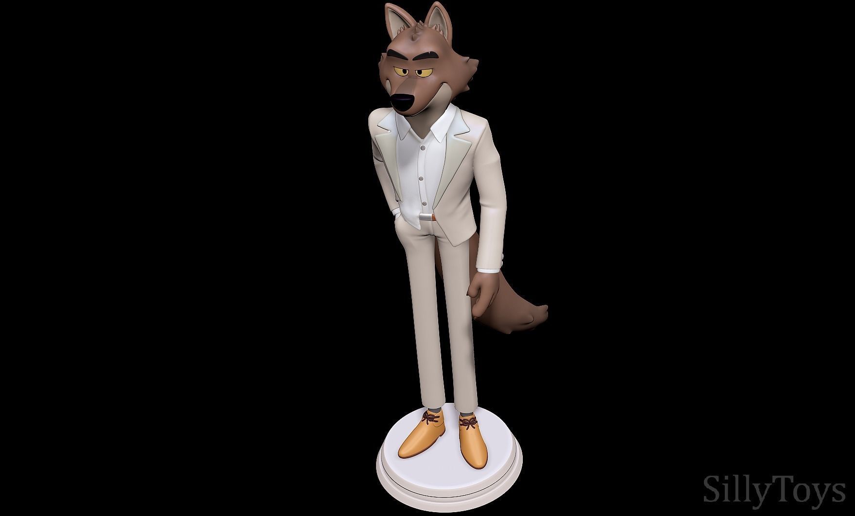 Mr Wolf - The Bad Guys 3D print model_5