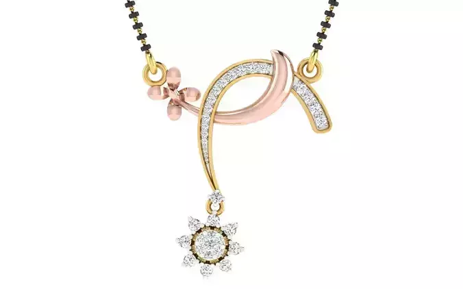 Women Necklace 3dm STL FBX OBJ Render Details