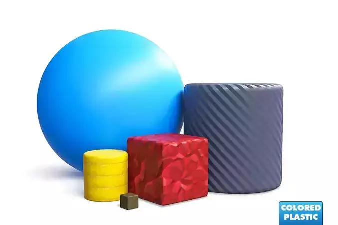 Colored Plastic Texture