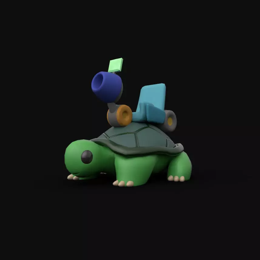 GunBound Turtle 3D model_0