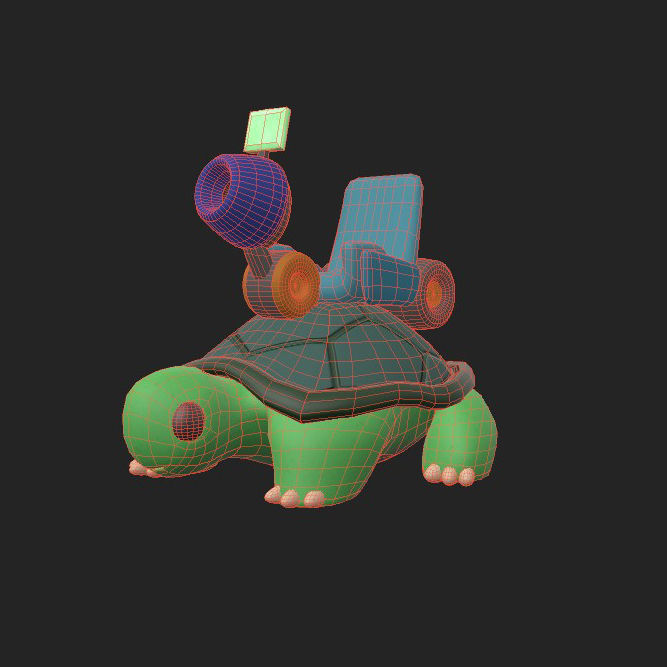 GunBound Turtle 3D model_4