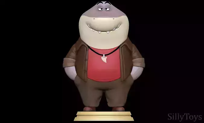 Mr Shark - The Bad Guys 3D print model