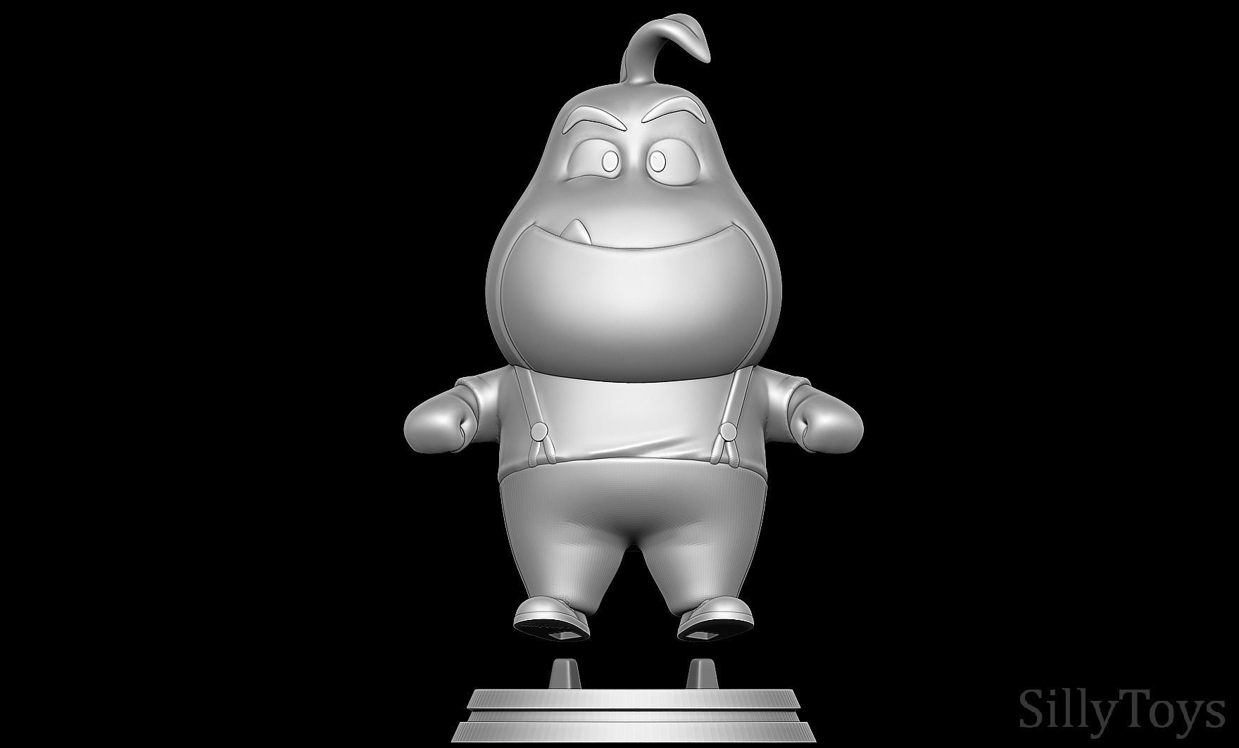 Mr Piranha - The Bad Guys 3D print model_6