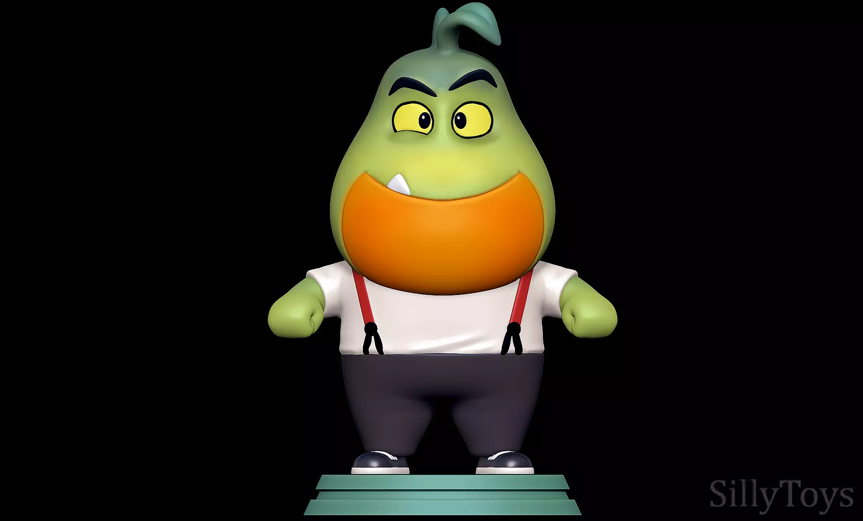 Mr Piranha - The Bad Guys 3D print model_0