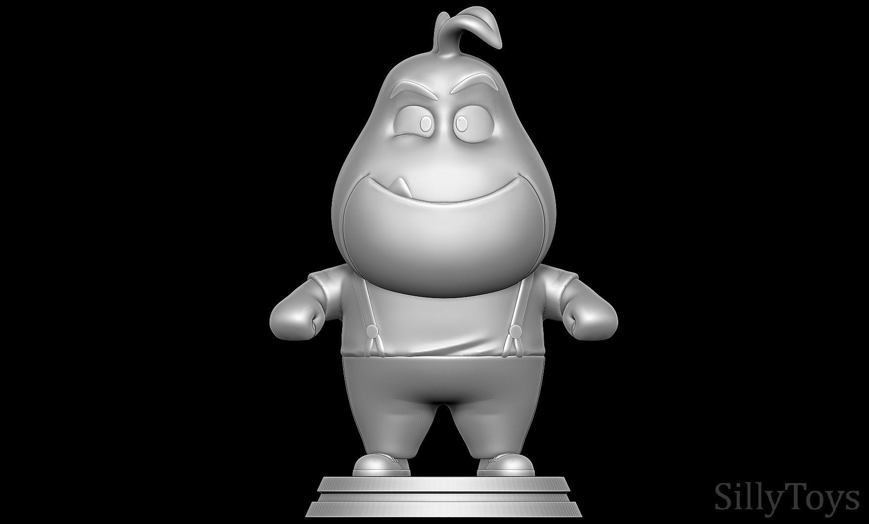 Mr Piranha - The Bad Guys 3D print model_5