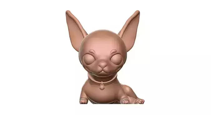  Chiwawa Dog 3D print model