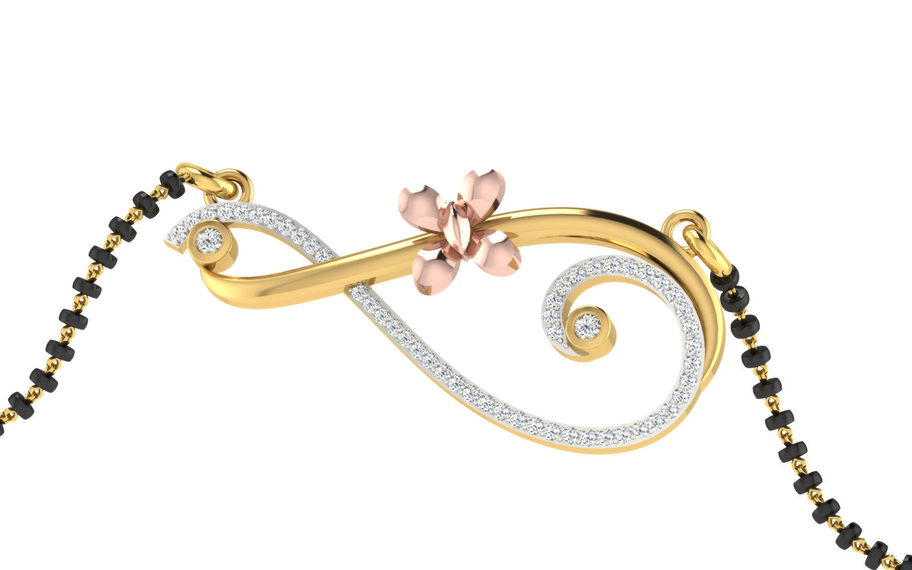 Women Necklace 3dm STL FBX OBJ Render Details 3D print model_1