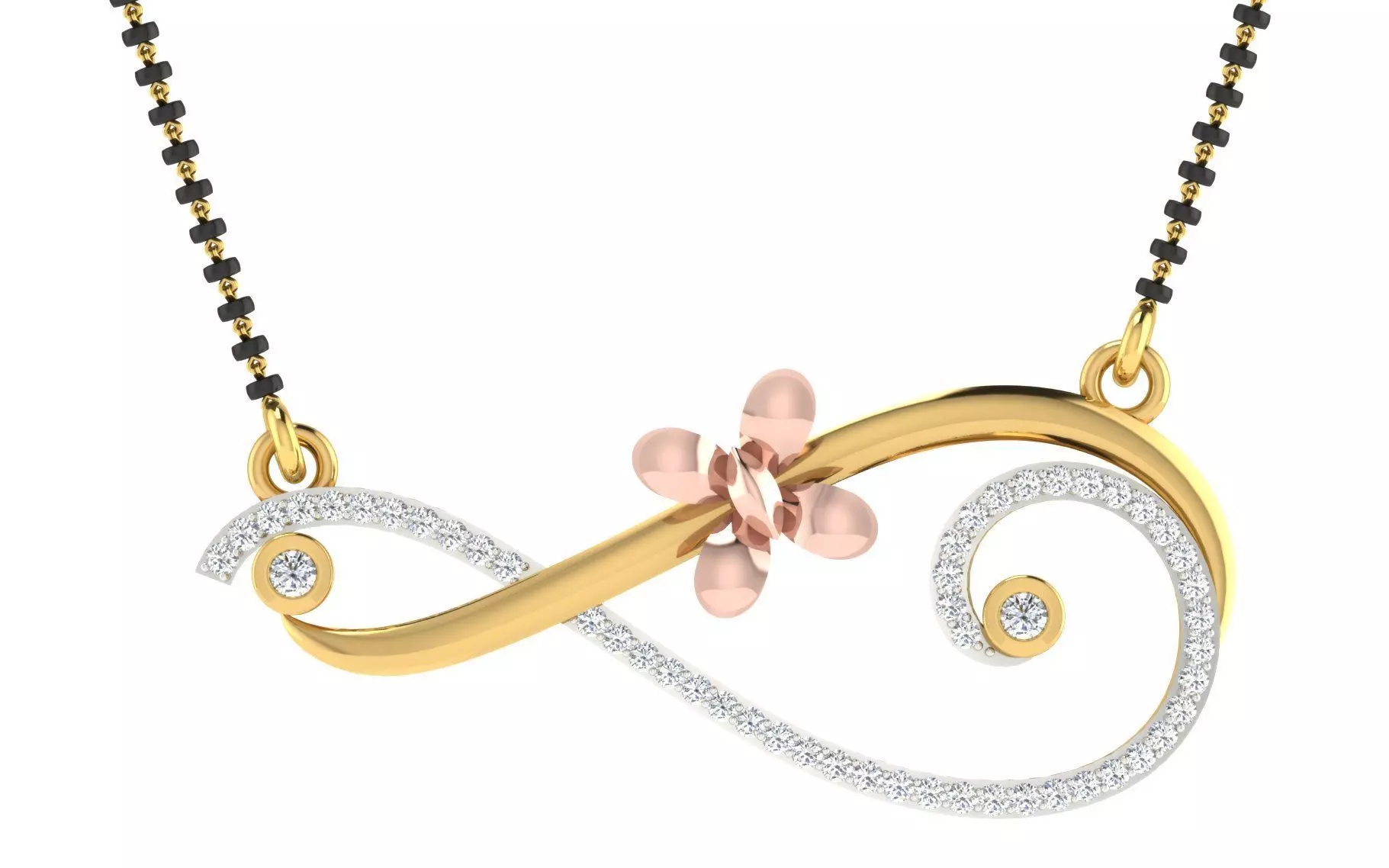 Women Necklace 3dm STL FBX OBJ Render Details 3D print model_0