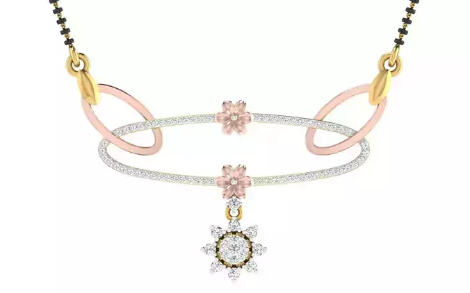 Women Necklace 3dm STL FBX OBJ Render Details