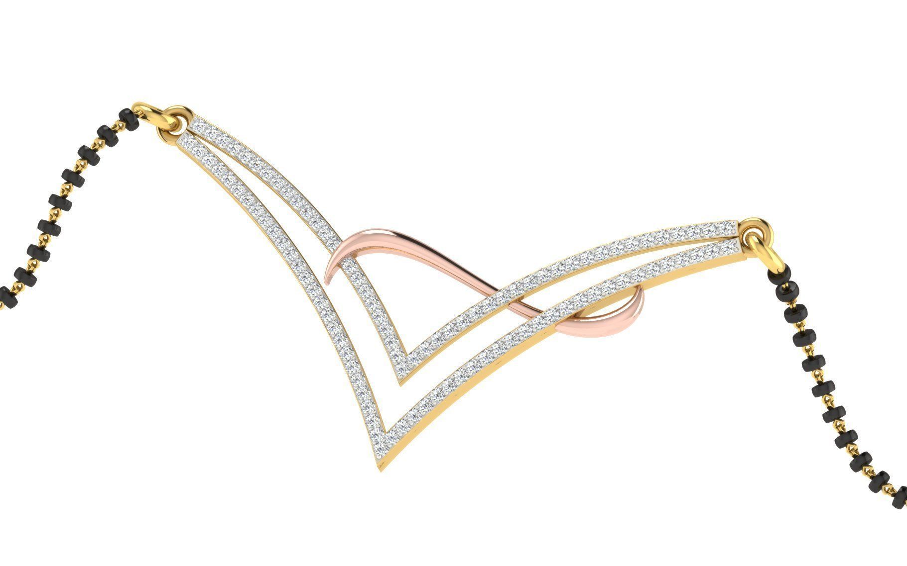 Women Necklace 3dm STL FBX OBJ Render Details 3D print model_1