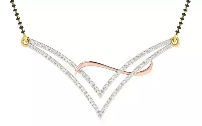 Women Necklace 3dm STL FBX OBJ Render Details