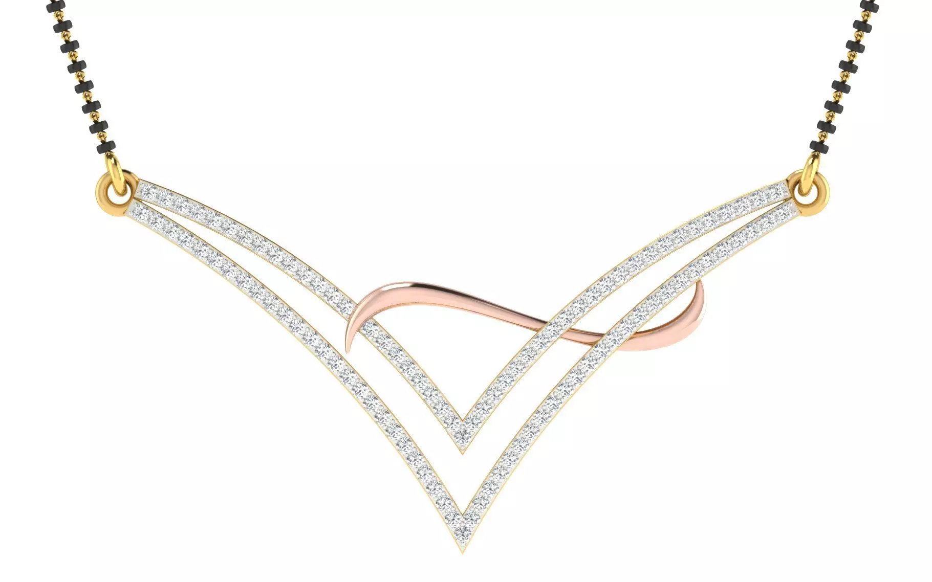 Women Necklace 3dm STL FBX OBJ Render Details 3D print model_0