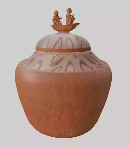 Manunggul Jar - Filipino History Artifact Low-poly 3D model