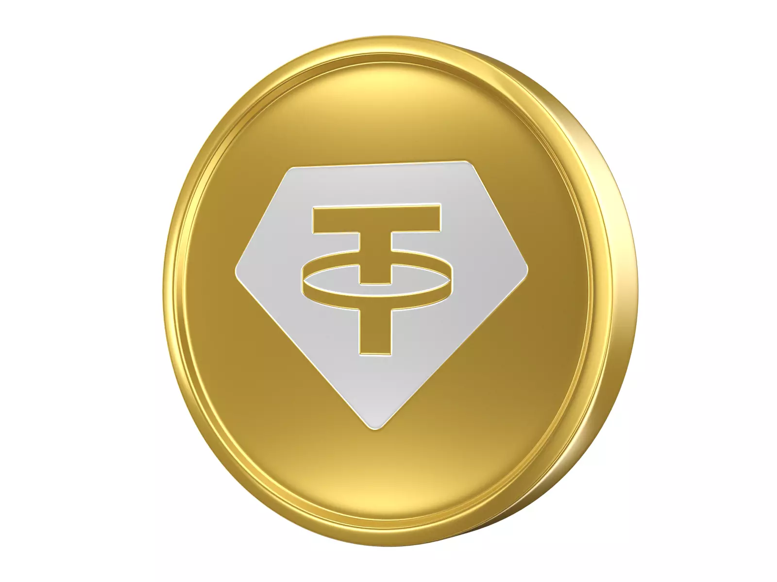 Tether Gold Coin 3D model | CGTrader