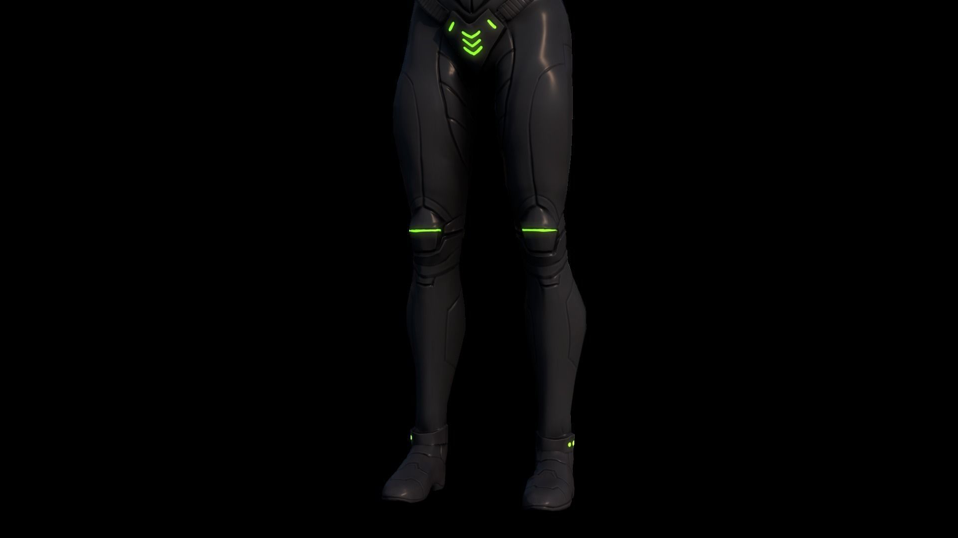 Character - Assassin Low-poly 3D model_2