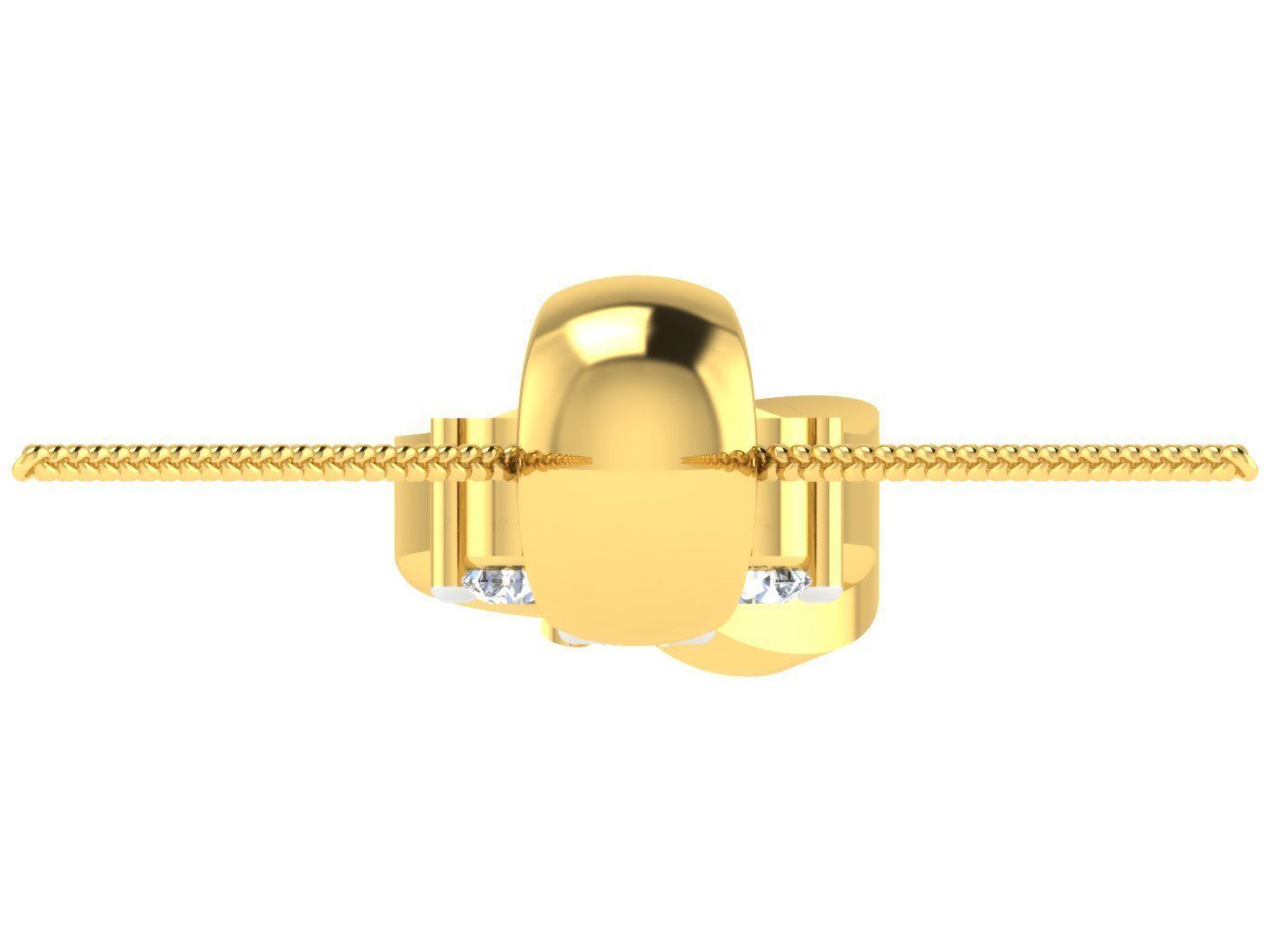 Solitaire Women Pendants 3dm STL FBX OBJ Render Details 3D print model_3