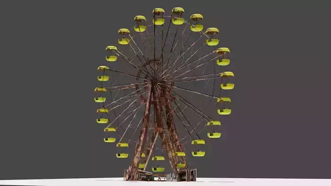 Chernobyl ferris wheel 3D model