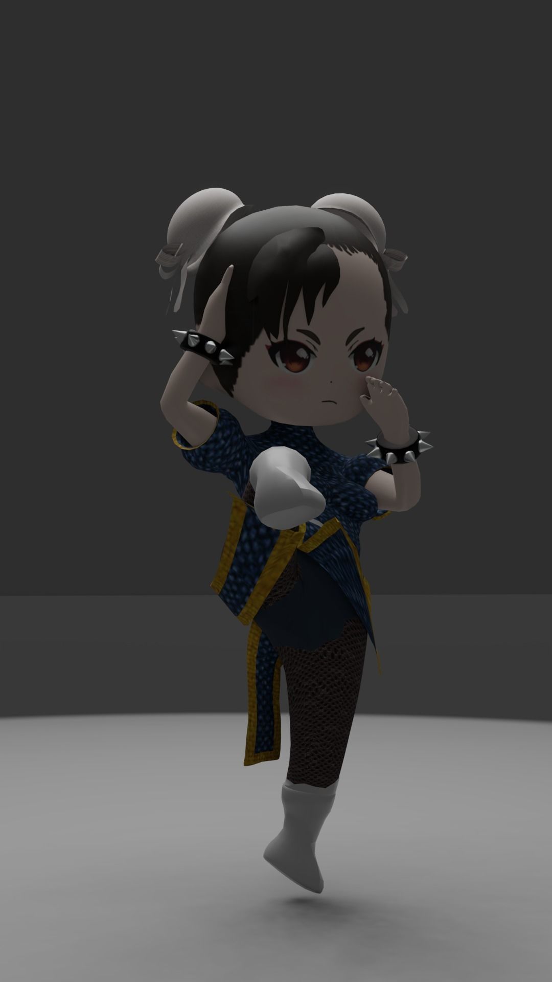 Chibi Chun li 3D model_6