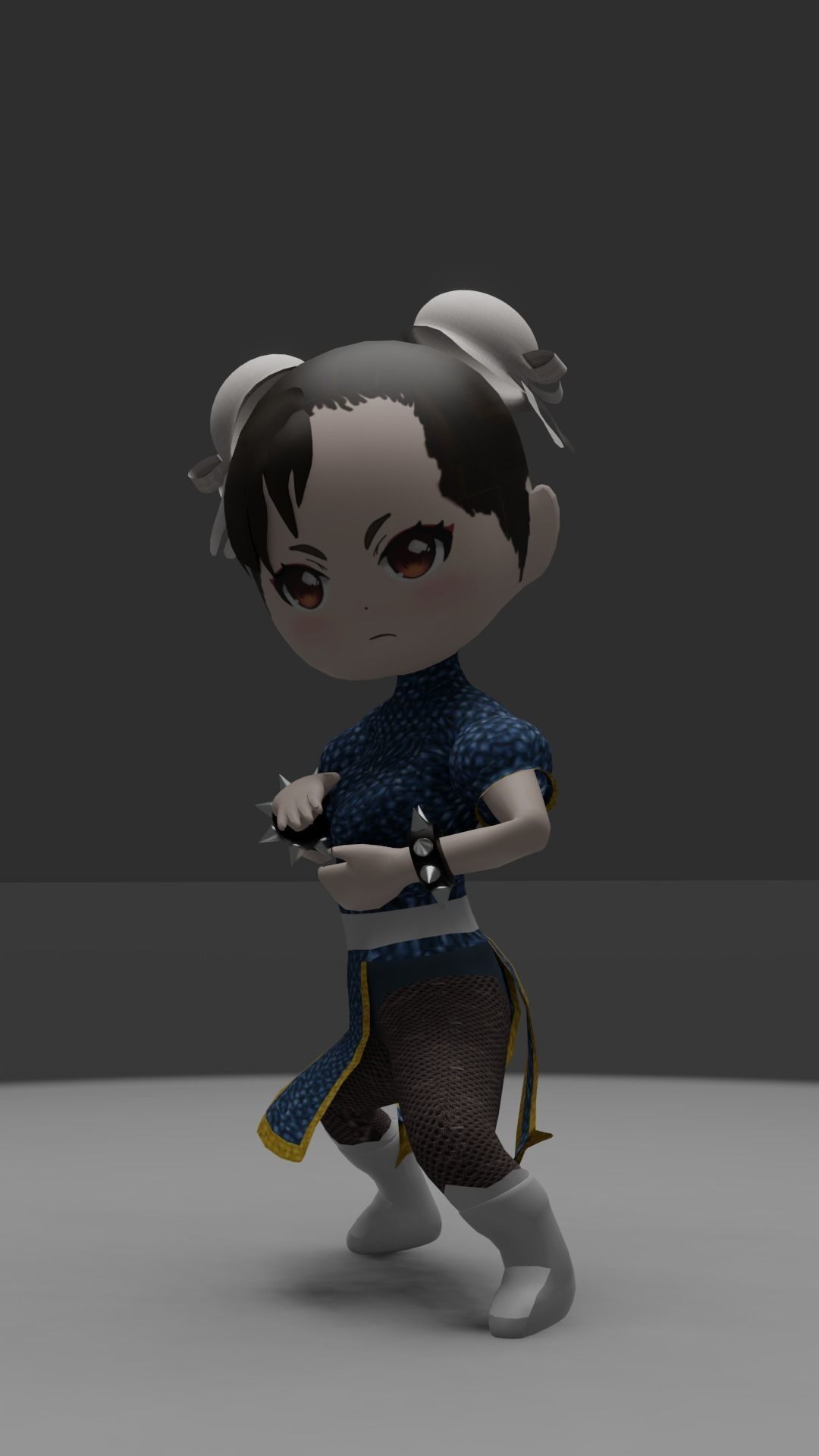 Chibi Chun li 3D model_2