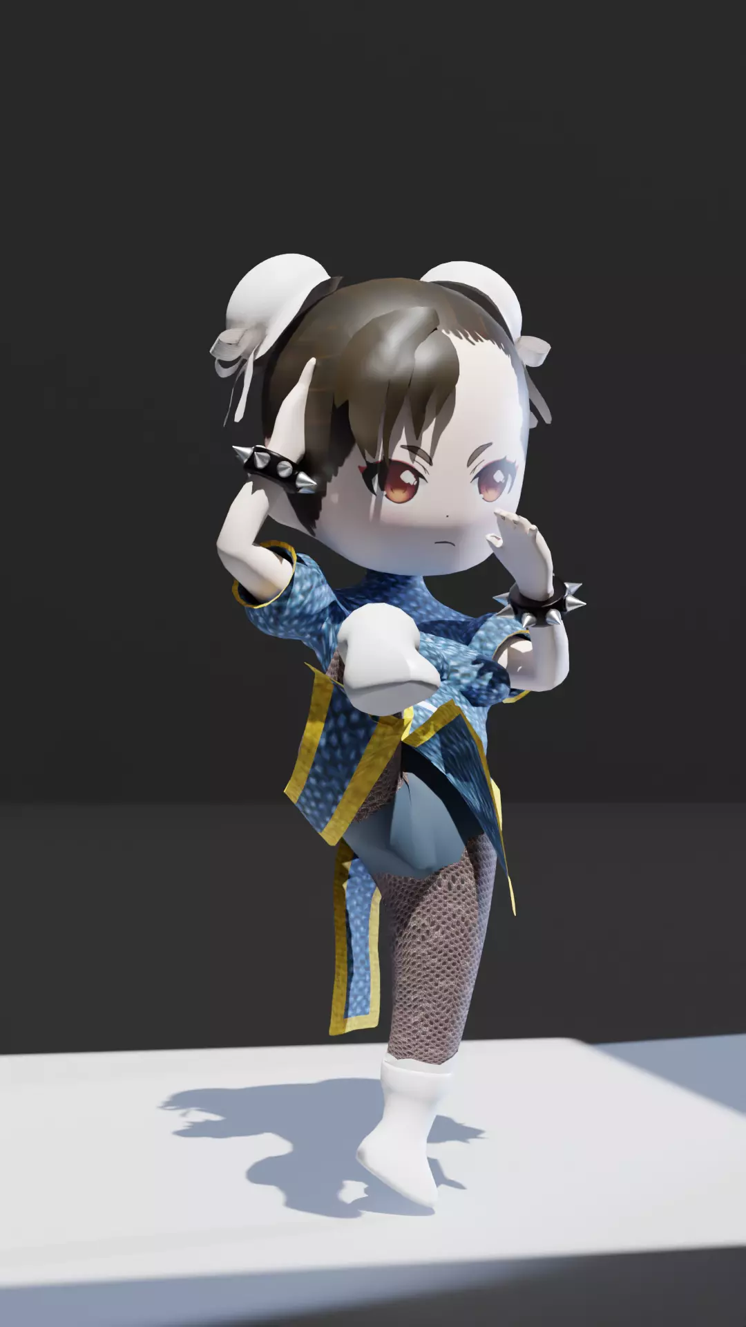 Chibi Chun li 3D model_0