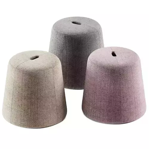 Ron Upholstered Pouf by SOFTLINE
