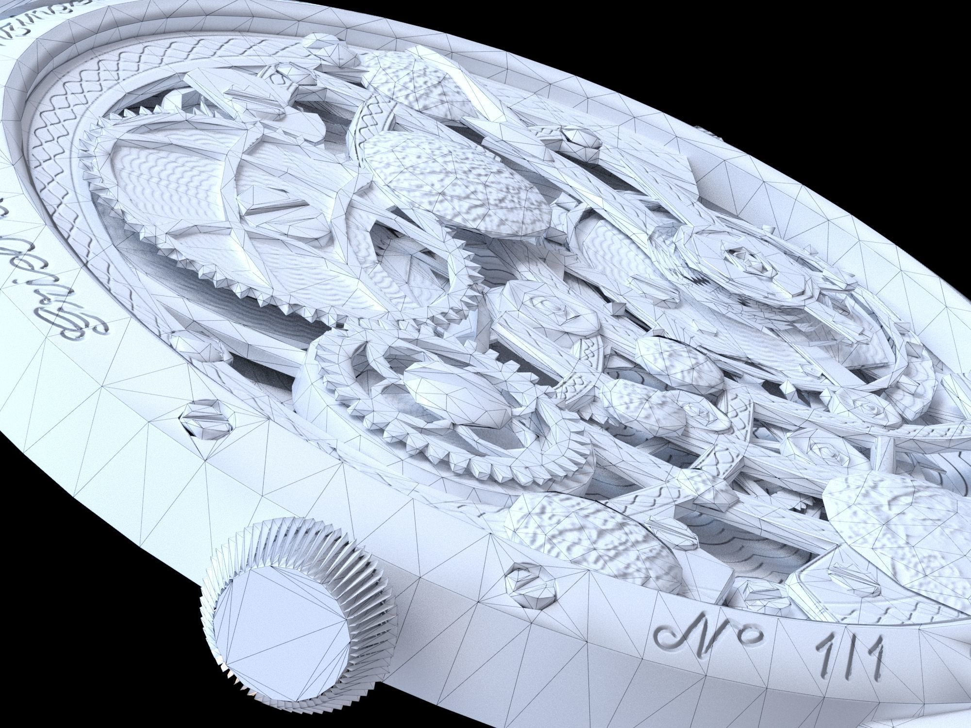 Watch 13 lowpoly Low-poly 3D model_14