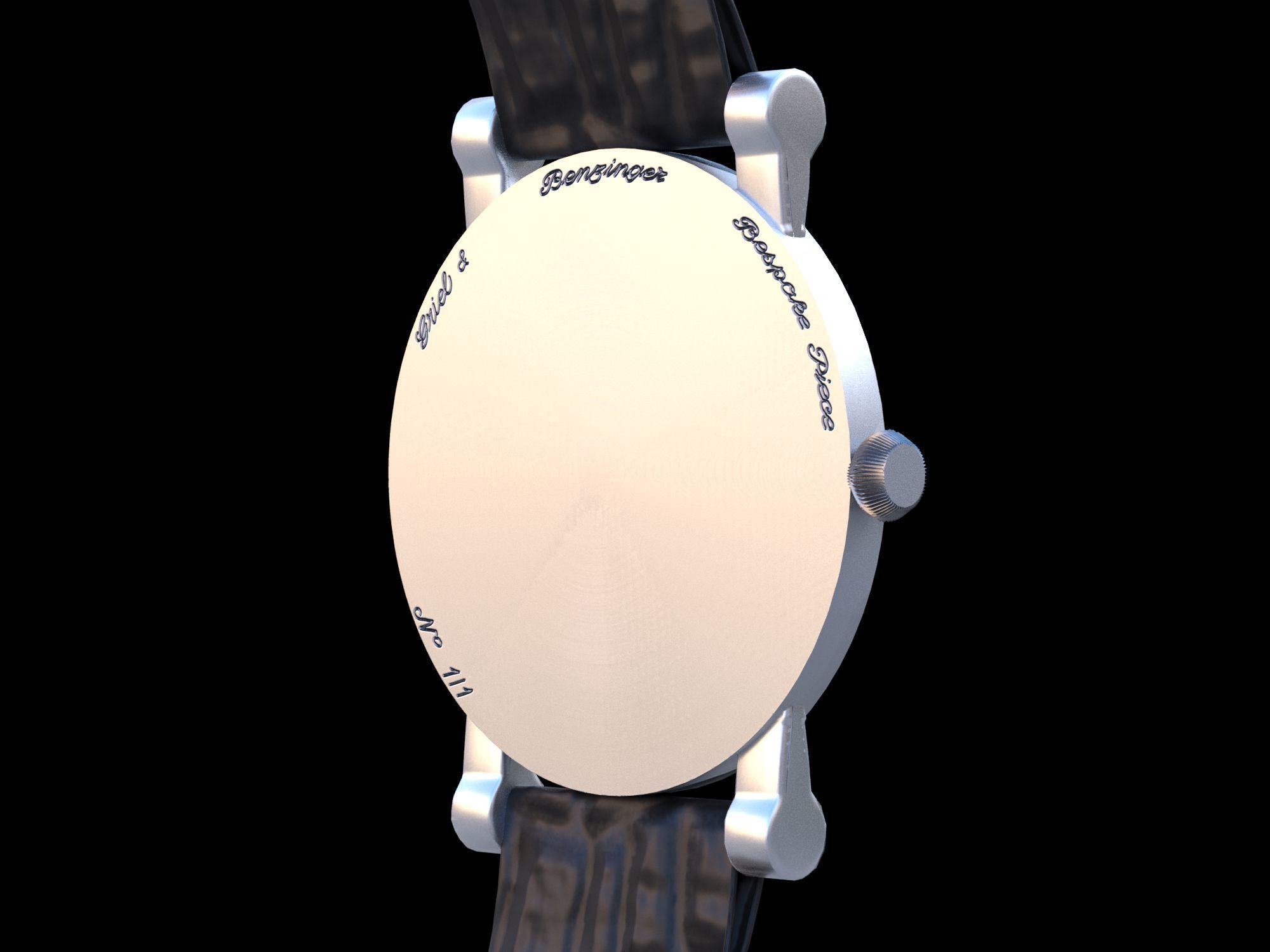 Watch 13 lowpoly Low-poly 3D model_5