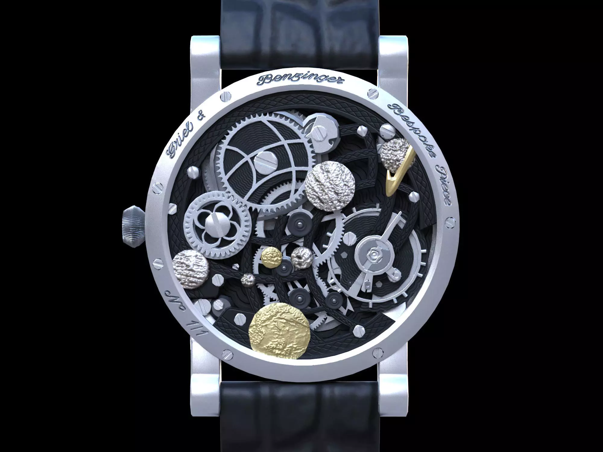 Watch 13 lowpoly Low-poly 3D model_0