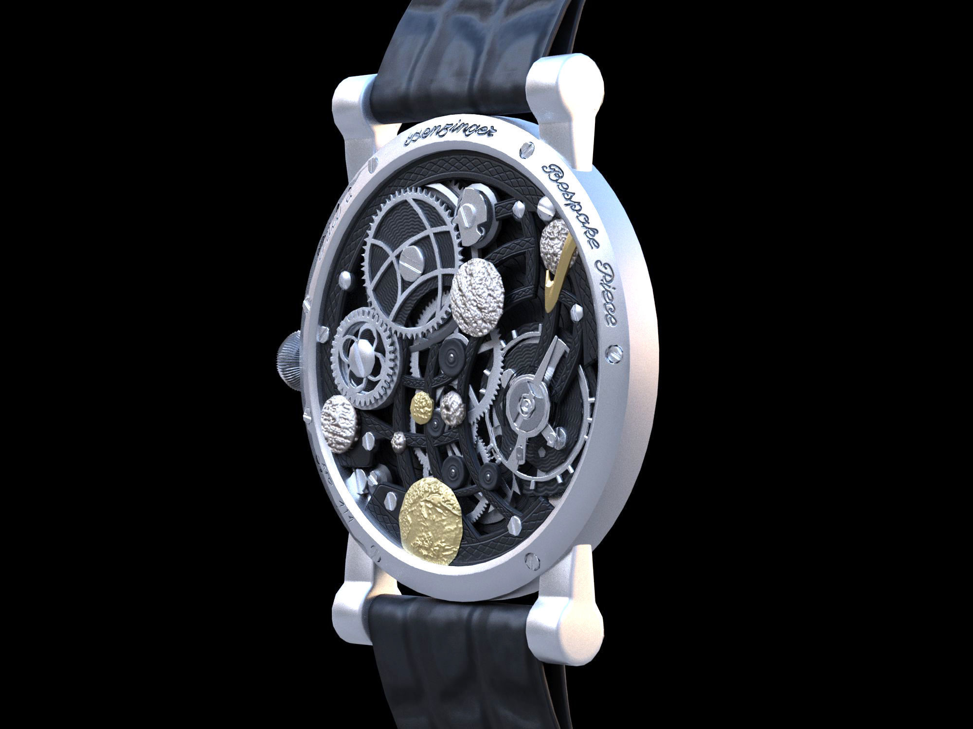 Watch 13 lowpoly Low-poly 3D model_1