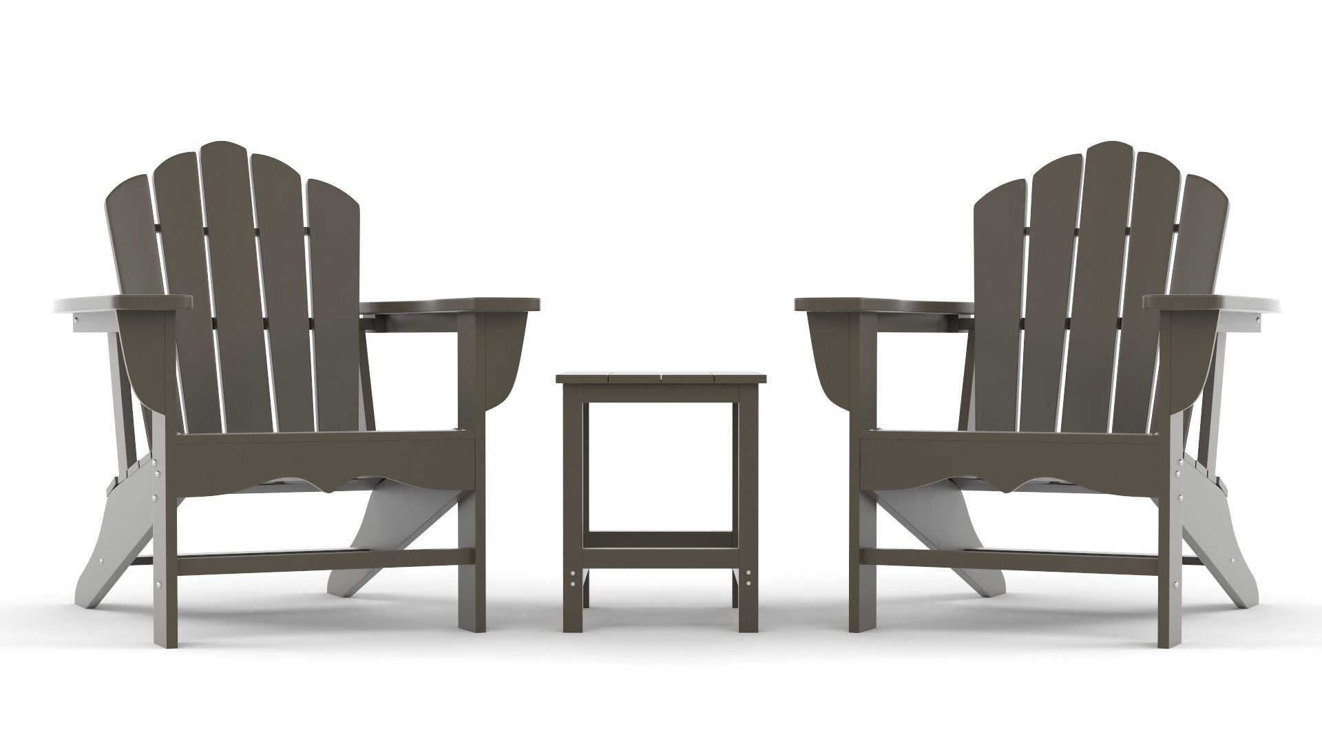Plastic Patio Furniture 3D model CGTrader